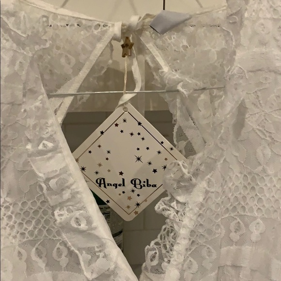 Angel biba white lace dress - Picture 3 of 7
